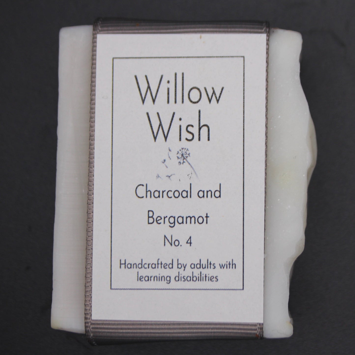 Willow Wish Organic Vegan Soap No.4 Charcoal and Bergamot