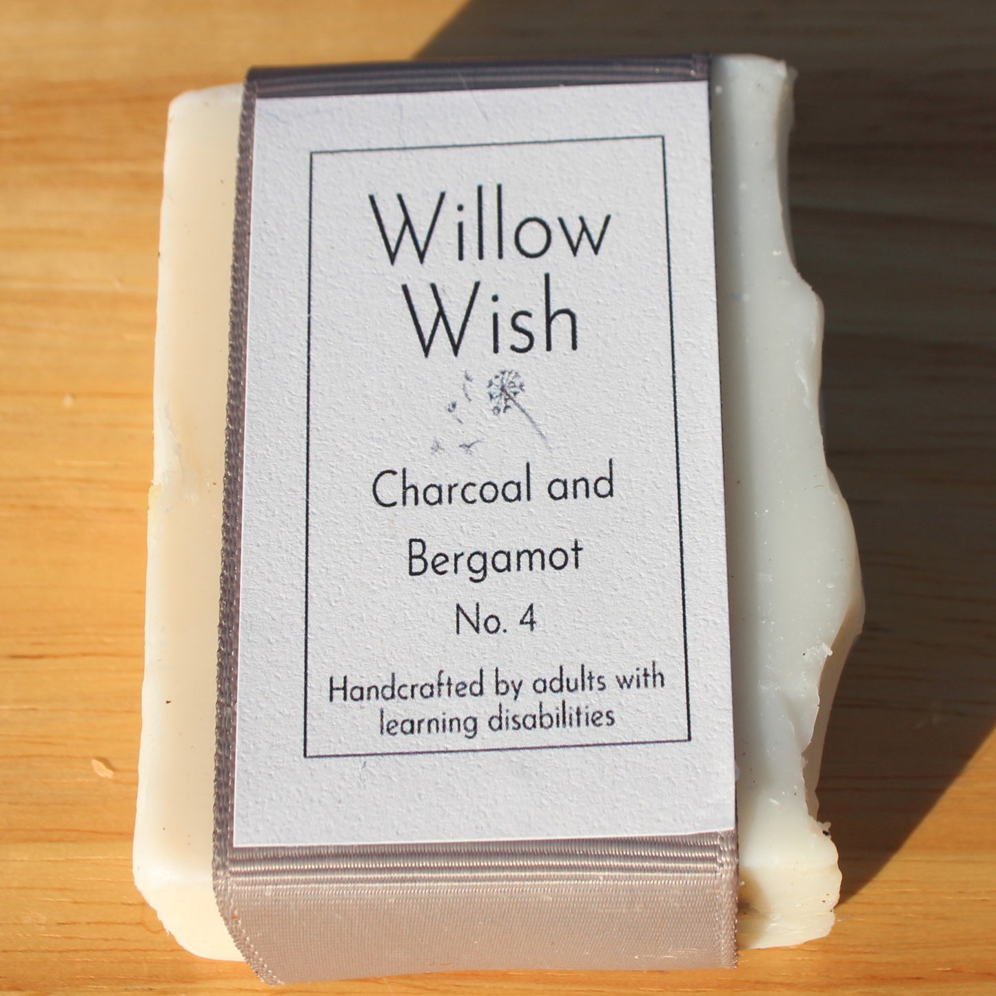 Willow Wish Organic Vegan Soap No.4 Charcoal and Bergamot