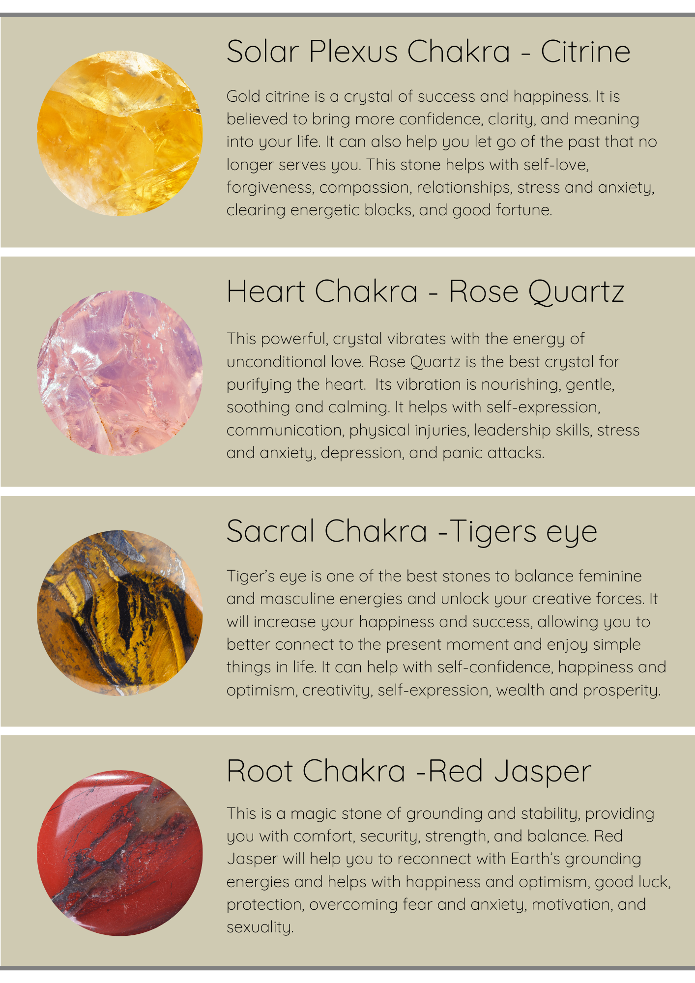 Gemstone Chakra Jewellery