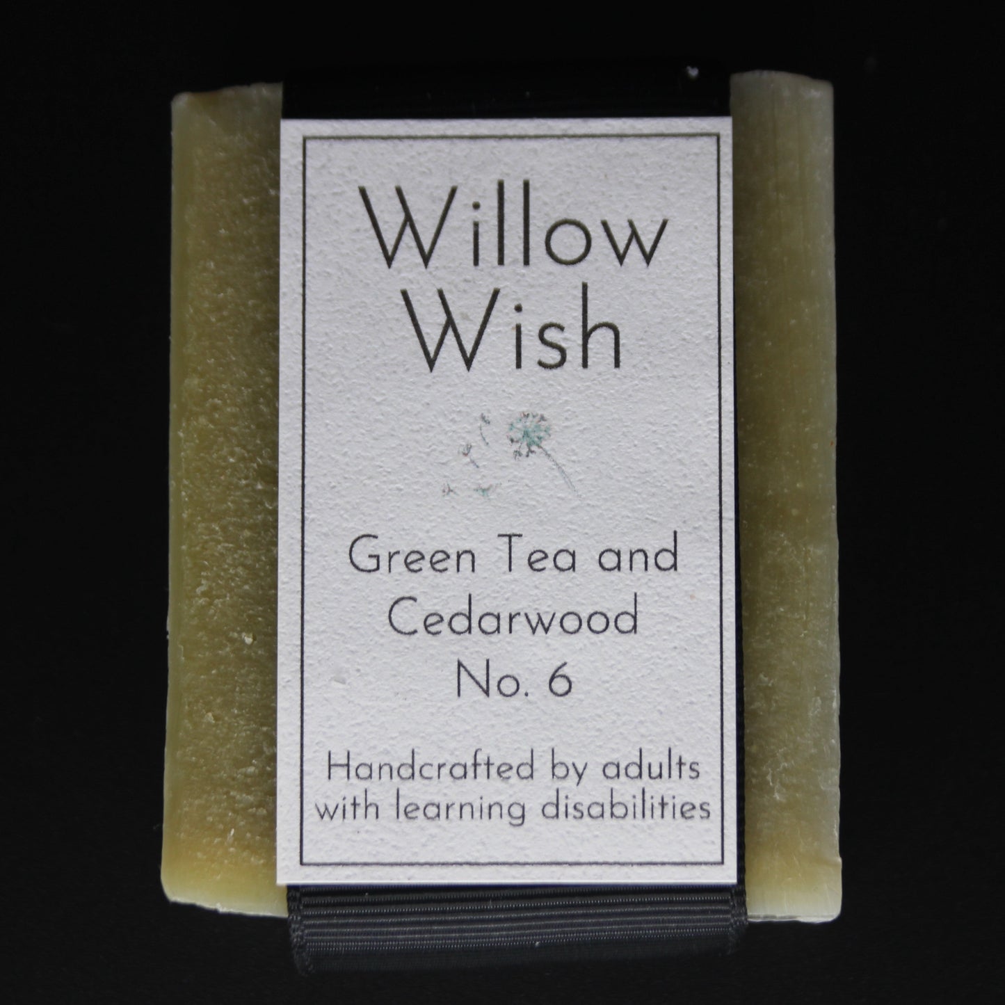 Willow Wish Organic Vegan Soap No.6 Green Tea and Cedarwood