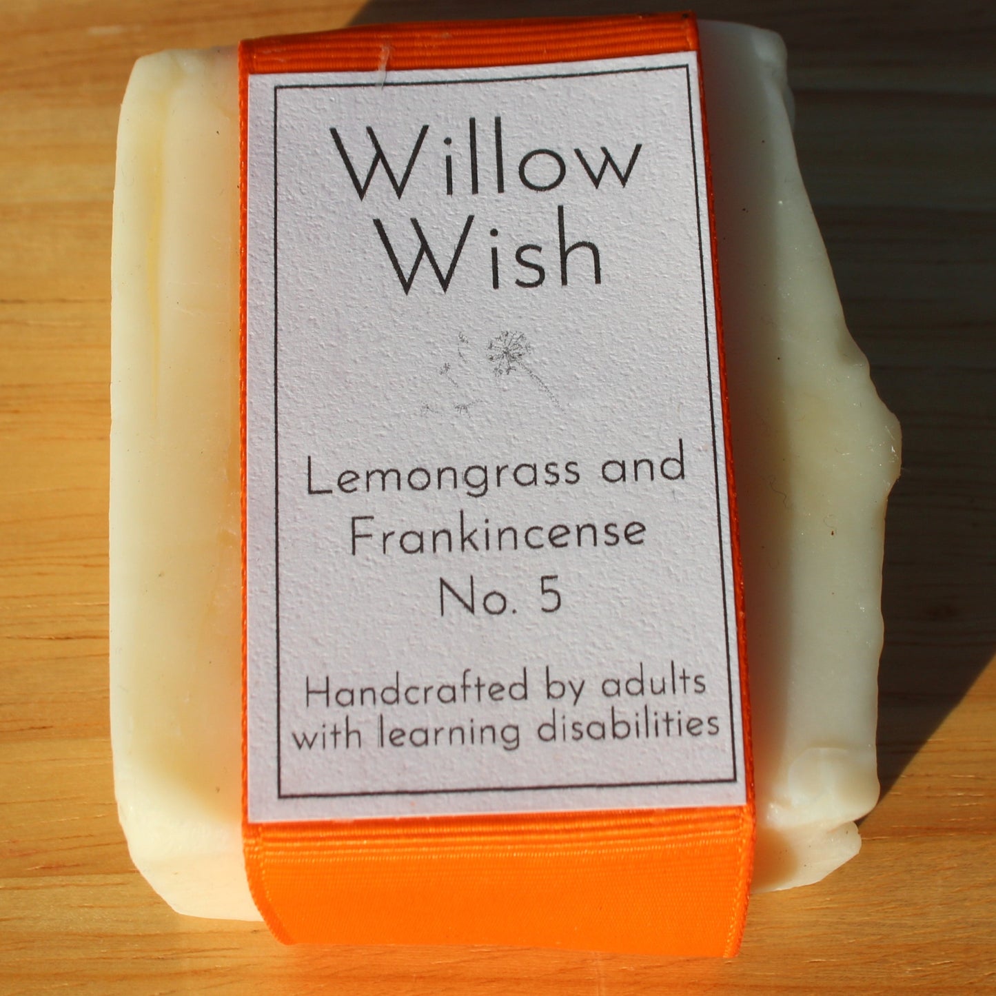 Willow Wish Organic Vegan Soap No.5  Lemongrass and Frankincense