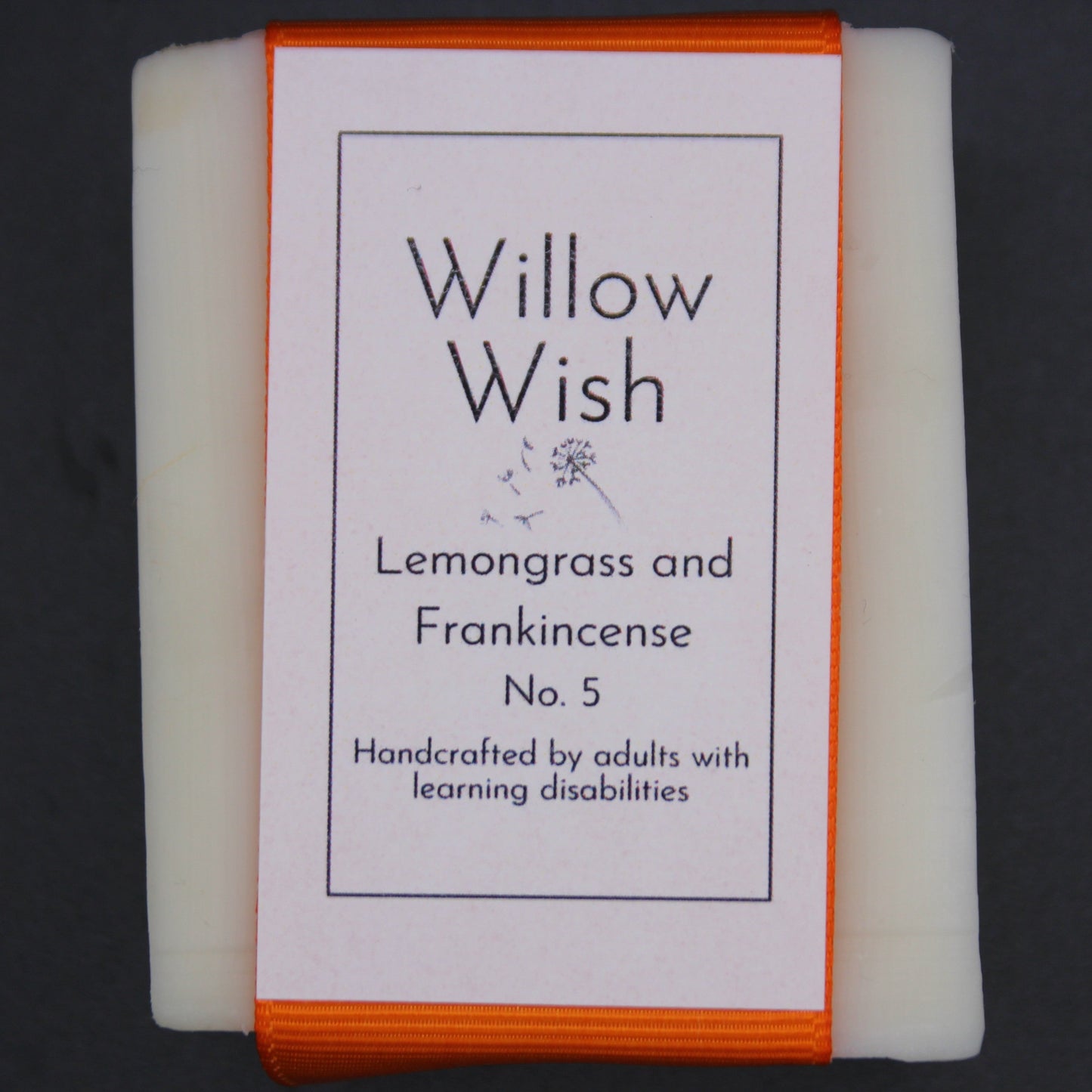 Willow Wish Organic Vegan Soap No.5  Lemongrass and Frankincense