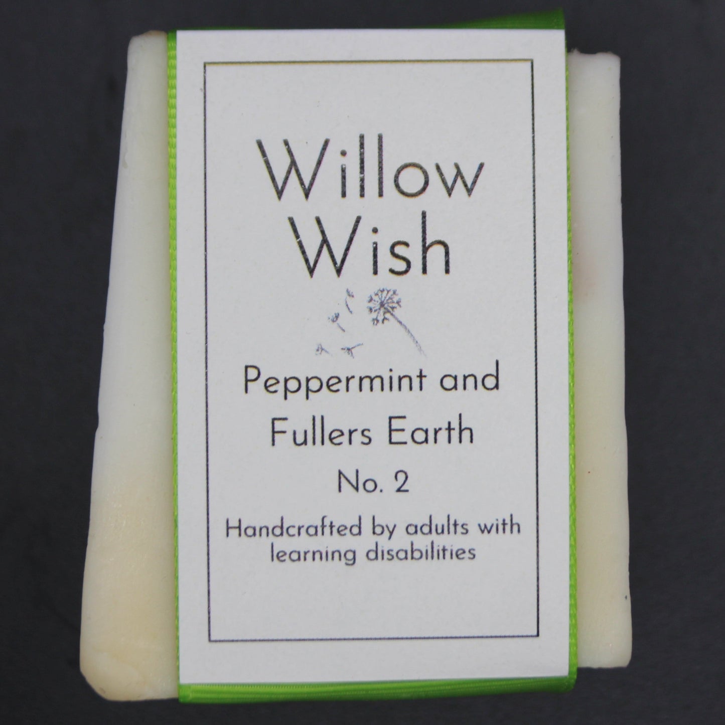 Willow Wish Organic Vegan Soap No.2  Peppermint and Fullers Earth