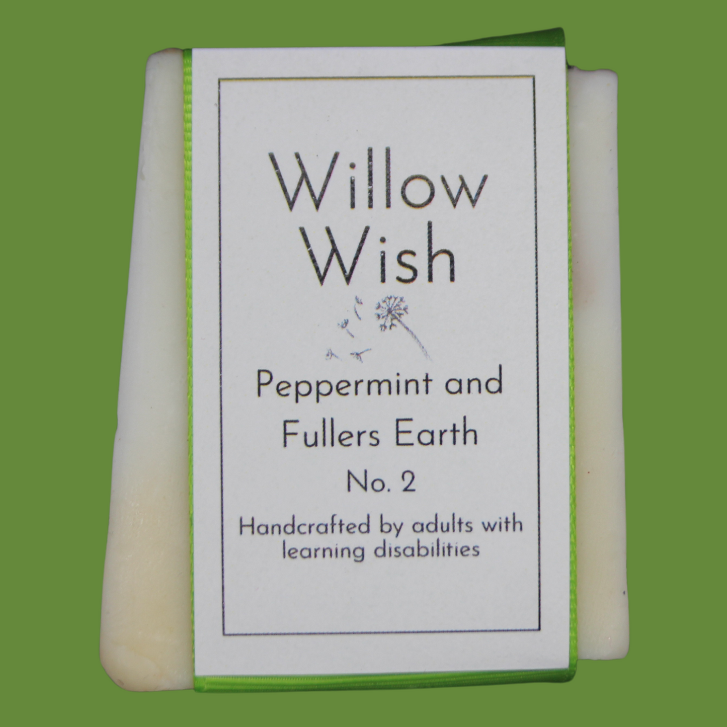 Willow Wish Organic Vegan Soap No.2  Peppermint and Fullers Earth